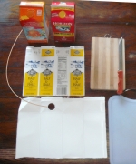 Half & Half and Juice carton cutting boards