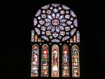 Stained glass from inside a Cathedral