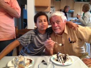 Bryce and Grandpa Kayser